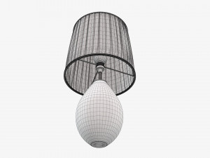 Desk lamp with shade 3D Model