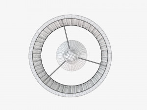 Desk lamp with shade 3D Model