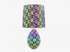 Desk lamp with shade 3D Model
