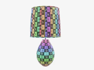 Desk lamp with shade 3D Model