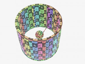 Desk lamp with shade 3D Model