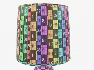 Desk lamp with shade 3D Model