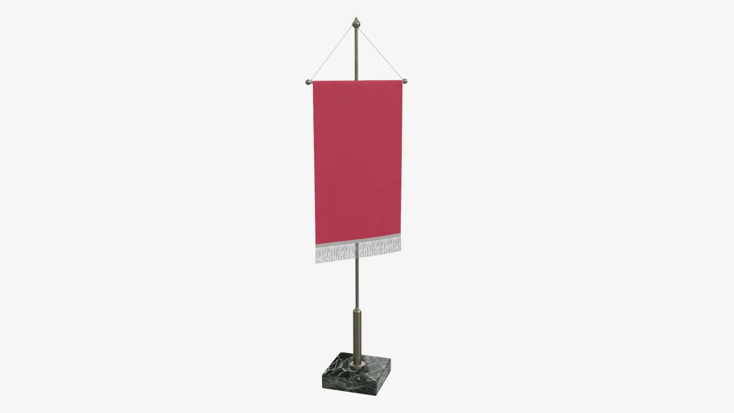 Desk pennant on spire 3D Model .c4d .max .obj .3ds .fbx .stl .blend 
