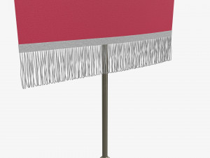 Desk pennant on spire 3D Model