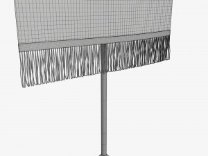 Desk pennant on spire 3D Model