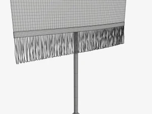 Desk pennant on spire 3D Model