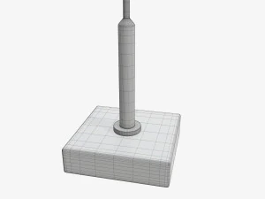 Desk pennant on spire 3D Model