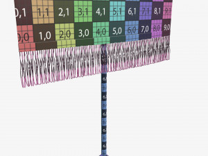 Desk pennant on spire 3D Model