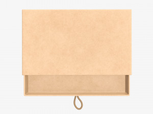 Drawer paper gift box 01 Modelo 3D