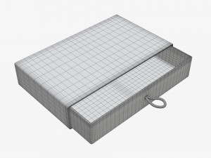 Drawer paper gift box 01 Modelo 3D