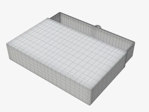 Drawer paper gift box 01 3D Model