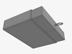 Drawer paper gift box 01 3D Model