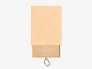 Drawer paper gift box 02 3Dモデル