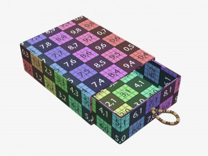 Drawer paper gift box 02 3Dモデル
