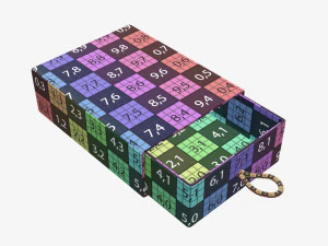 Drawer paper gift box 02 3D Model