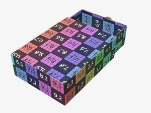 Drawer paper gift box 02 3D Model