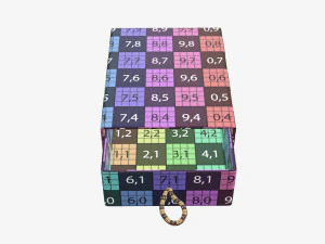 Drawer paper gift box 02 3D Model