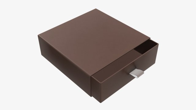 Drawer paper gift box 03 Modelo 3D .c4d .max .obj .3ds .fbx .stl .blend 