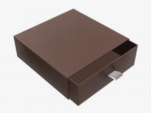 Drawer paper gift box 03 3D Model