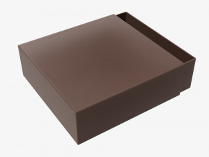 Drawer paper gift box 03 Modelo 3D