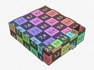 Drawer paper gift box 03 Modelo 3D