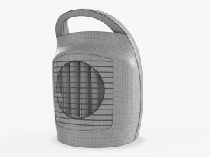 Electric portable heater Modelo 3D