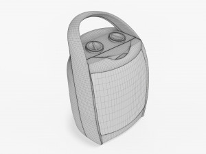 Electric portable heater Modelo 3D