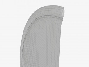 Feather type flag with flagpole 3D 모델