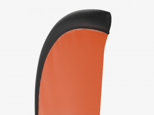 Feather type flag with weight 3D 模型