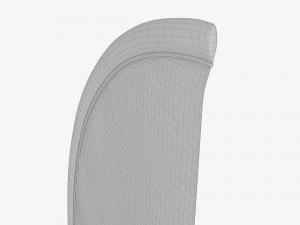 Feather type flag with weight 3D 模型
