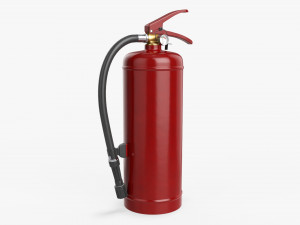 Fire extinguisher lass A and B 01 clean 3D Model