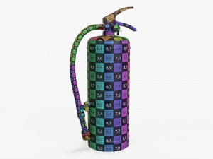Fire extinguisher lass A and B 01 clean Model 3D