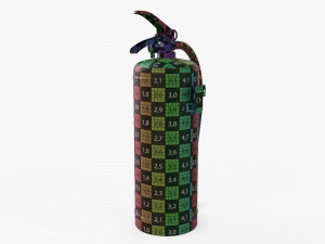 Fire extinguisher lass A and B 01 clean Model 3D