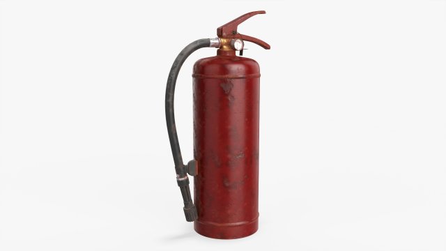 Fire extinguisher lass A and B 01 dirty Model 3D .c4d .max .obj .3ds .fbx .stl .blend 
