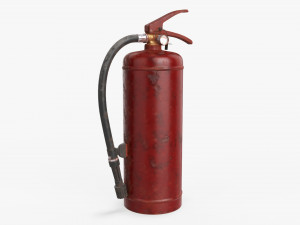 Fire extinguisher lass A and B 01 dirty 3D Model