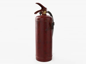 Fire extinguisher lass A and B 01 dirty 3D Model
