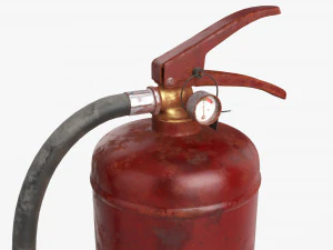 Fire extinguisher lass A and B 01 dirty 3D Model