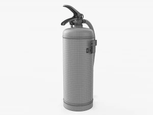 Fire extinguisher lass A and B 01 dirty 3D Model
