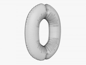 Foil balloon number 0 zero Modelo 3D