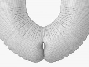 Foil balloon number 0 zero Modelo 3D