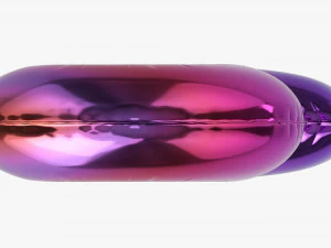 Foil balloon number 2 two 3D Model