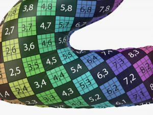 Foil balloon number 2 two 3D Model