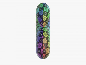 Foil balloon number 2 two Modelo 3D