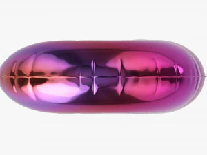 Foil balloon number 3 three 3D Model