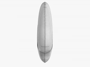 Foil balloon number 4 four 3D Model