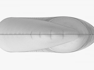 Foil balloon number 4 four 3D Model