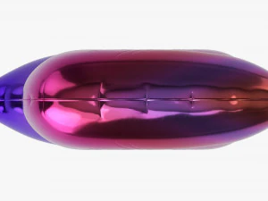 Foil balloon number 5 five 3D Model