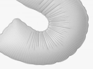 Foil balloon number 5 five 3D Model