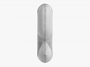 Foil balloon number 5 five 3D Model
