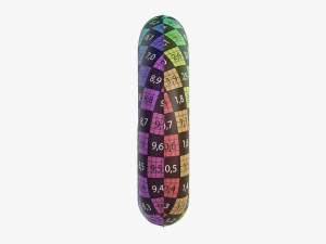 Foil balloon number 6 six 3D Model